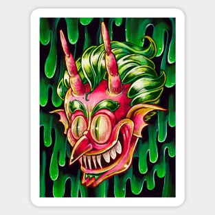 Devil in nightmare Sticker